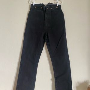 Vintage Frontier Classics Western Black Long Jeans